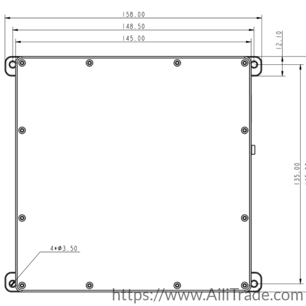 AX05A GNSS anti-jamming antenna 8-channel GLONASS optional